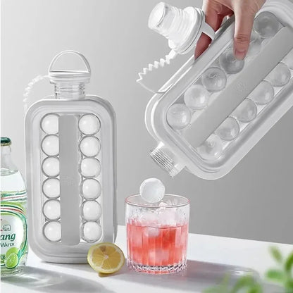 Botella HieloPro™ 2 en 1 / Crea esferas perfectas de hielo para tus bebidas ✨