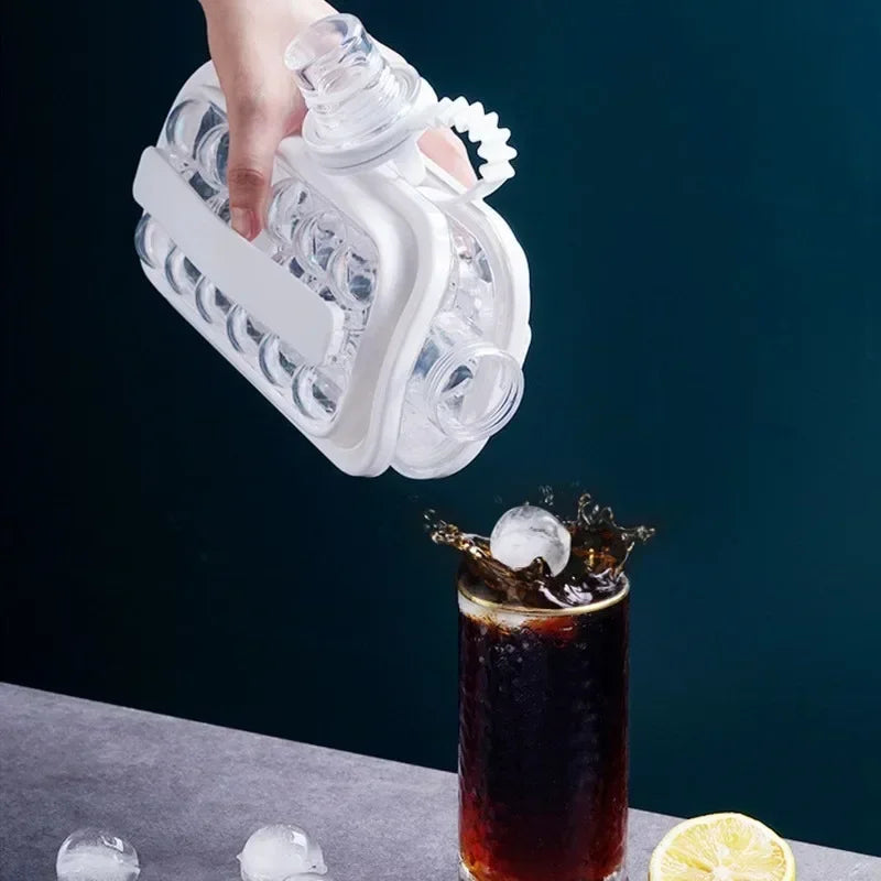 Botella HieloPro™ 2 en 1 / Crea esferas perfectas de hielo para tus bebidas ✨